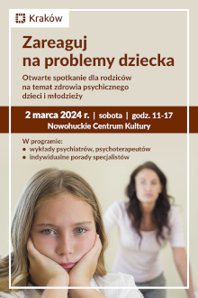 Zareaguj na problemy dziecka - grafika promocyjna